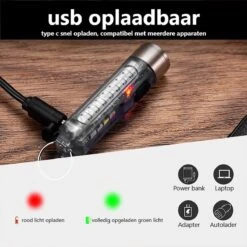 JGS Mini Zaklamp-Led-400 Lumen-USB-C-Oplaadbaar-Sleutelhanger-multifunctioneel-JGS Multicard -Bo Camp Goedkope Winkel 1200x1200 1484