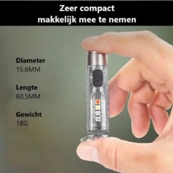 JGS Mini Zaklamp-Led-400 Lumen-USB-C-Oplaadbaar-Sleutelhanger-multifunctioneel-JGS Multicard -Bo Camp Goedkope Winkel 1200x1200 1486