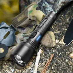 Zaklamp LED Oplaadbaar - 2000 Lumen - Inclusief 18650 En Batterijen Kabel - USB Oplaadbaar - Waterdicht - Voor Camping, Fishing, Emergency -Bo Camp Goedkope Winkel 1200x1200 1494