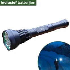 Ultra Krachtige Zaklamp - 10000 Lumen - 9 LED - Waterproof IP-54 - By Unlimited Products