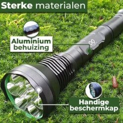 Ultra Krachtige Zaklamp - 10000 Lumen - 9 LED - Waterproof IP-54 - By Unlimited Products 11 Ultra Krachtige Zaklamp - 10000 Lumen - 9 LED - Waterproof IP-54 - By Unlimited Products -Bo Camp Goedkope Winkel 1200x1200 1535