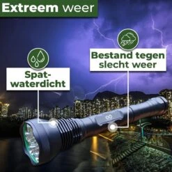 Ultra Krachtige Zaklamp - 10000 Lumen - 9 LED - Waterproof IP-54 - By Unlimited Products 16 Ultra Krachtige Zaklamp - 10000 Lumen - 9 LED - Waterproof IP-54 - By Unlimited Products -Bo Camp Goedkope Winkel 1200x1200 1540