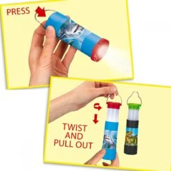 Dino World Zaklamp Haai Junior 10,5 X 4,5 X 4 Cm Blauw/rood -Bo Camp Goedkope Winkel 1200x1200 1555