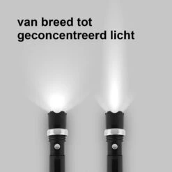 Zaklamp LED Oplaadbaar - Complete Set Met Lader En Autolader - Zoom En Stroboscoop Functies - Waterdicht -Bo Camp Goedkope Winkel 1200x1200 1581