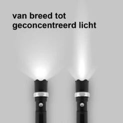 Zaklamp Set - Militaire Zaklamp LED - Zoom En Stroboscoop Functies - Waterdicht - 2 Stuks -Bo Camp Goedkope Winkel 1200x1200 1647