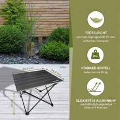 Skandika Ruka S Kleine Campingtafel – Campingtafels - Aluminium Campingtafel, Opvouwbaar, Zeer Licht, Eenvoudig Te Monteren, Stabiele Standaard - Opvouwtafel Voor Kamperen, Tenten Wandelen, Reizen, Thuis, Tuin – Tot Max. 20 Kg. - Grijs 11 Skandika Ruka S Kleine Campingtafel – Campingtafels - Aluminium Campingtafel, Opvouwbaar, Zeer Licht, Eenvoudig Te Monteren, Stabiele Standaard - Opvouwtafel Voor Kamperen, Tenten Wandelen, Reizen, Thuis, Tuin – Tot Max. 20 Kg. - Grijs -Bo Camp Goedkope Winkel 1200x1200 181