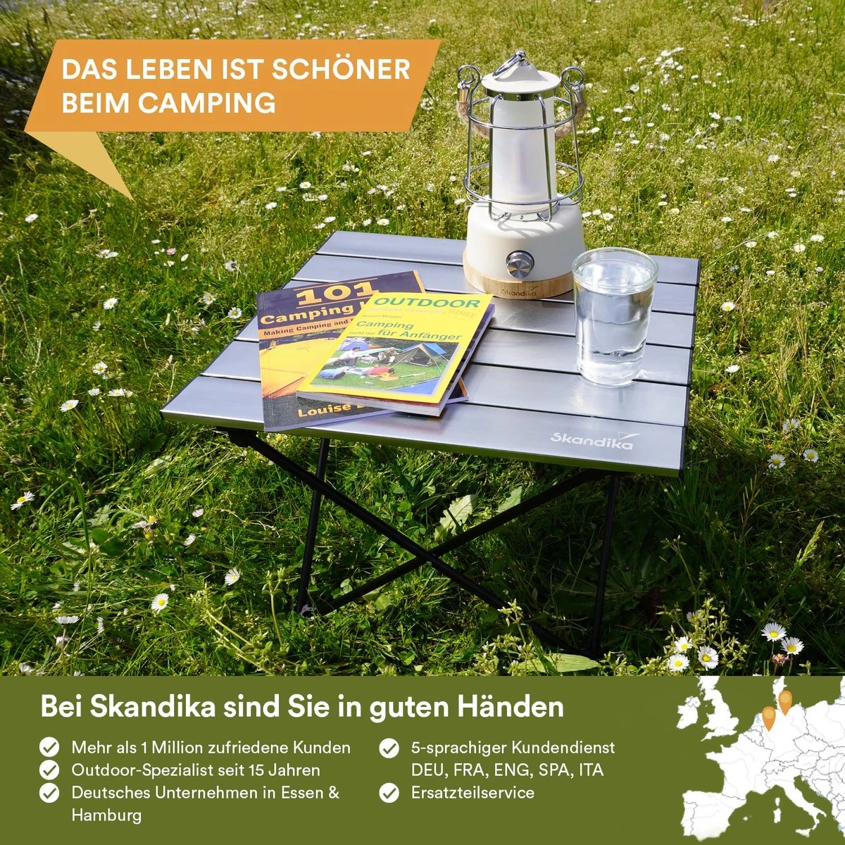 Skandika Ruka S Kleine Campingtafel – Campingtafels - Aluminium Campingtafel, Opvouwbaar, Zeer Licht, Eenvoudig Te Monteren, Stabiele Standaard - Opvouwtafel Voor Kamperen, Tenten Wandelen, Reizen, Thuis, Tuin – Tot Max. 20 Kg. - Grijs 5 Skandika Ruka S Kleine Campingtafel – Campingtafels - Aluminium Campingtafel, Opvouwbaar, Zeer Licht, Eenvoudig Te Monteren, Stabiele Standaard - Opvouwtafel Voor Kamperen, Tenten Wandelen, Reizen, Thuis, Tuin – Tot Max. 20 Kg. - Grijs - Afbeelding 5