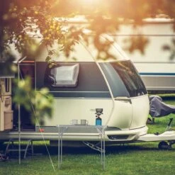 Relaxdays Campingtafel Inklapbaar - Aluminium Klaptafel - Vouwtafel Camping - Koffermodel -Bo Camp Goedkope Winkel 1200x1200 230