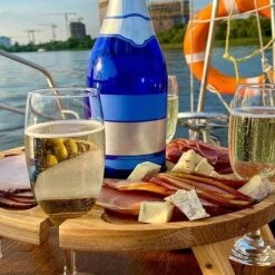 Merkloos Opvouwbare Draagbare Picknicktafel, Outdoor Opvouwbare Lichtgewicht Kampeertafel 30,5 Cm Kleine Houten Wijnpicknicktafel Voor Feest, Strand, Tuin, Camping, Barbecue, Reizen -Bo Camp Goedkope Winkel 1200x1200 268