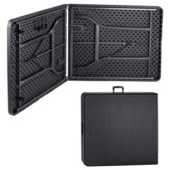 Casaria Tuintafel Opvouwbaar – Met Draaggreep 180x75 Cm – Zwart -Bo Camp Goedkope Winkel 1200x1200 336