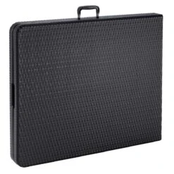 Casaria Tuintafel Opvouwbaar – Met Draaggreep 180x75 Cm – Zwart -Bo Camp Goedkope Winkel 1200x1200 340