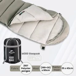 Naturehike® Slaapzak Katoen - 6 Tot 1 Graden - Slaapzakken Volwassenen - 220*80cm - 4 Seizoenen Slaapzak Lente, Zomer, Herfst & Winter - Lichtgewicht & Waterdicht -Bo Camp Goedkope Winkel 1200x1200 414