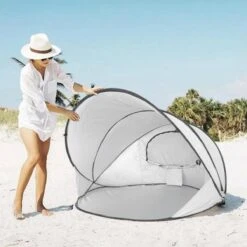 Deryan Luxe Pop Up Strandtent XXL - Anti-UV 50+ - Zilver 25 Deryan Luxe Pop Up Strandtent XXL - Anti-UV 50+ - Zilver -Bo Camp Goedkope Winkel 1200x1200 603