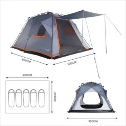 Where Tomorrow Gezinstent Met Zonnendak 300X395X200 Cm- Grijs - 5 Persoons 12 Where Tomorrow Gezinstent Met Zonnendak 300X395X200 Cm- Grijs - 5 Persoons -Bo Camp Goedkope Winkel 1200x1200 607