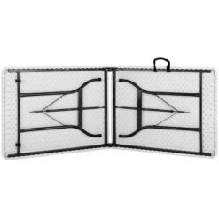 Casaria Tuintafel Opvouwbaar – Met Draaggreep 220x70 Cm – Wit -Bo Camp Goedkope Winkel 1200x1200 62