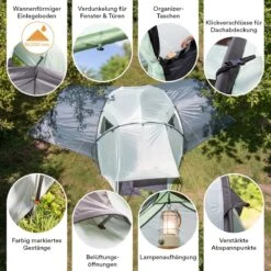 Skandika Bern 4 Koepeltent - Koepeltent - Tenten - 4 Persoons Kampeertent Met Panoramisch Dakraam, 2 Slaapcabines, Grondzeil, 210 Cm Stahoogte, Waterdicht, 4000 Mm Waterkolom - Grote Outdoor Familie Tent, Kampeertent - Grijs 12 Skandika Bern 4 Koepeltent - Koepeltent - Tenten - 4 Persoons Kampeertent Met Panoramisch Dakraam, 2 Slaapcabines, Grondzeil, 210 Cm Stahoogte, Waterdicht, 4000 Mm Waterkolom - Grote Outdoor Familie Tent, Kampeertent - Grijs -Bo Camp Goedkope Winkel 1200x1200 631