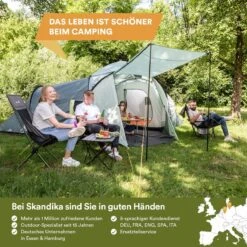 Skandika Bern 4 Koepeltent - Koepeltent - Tenten - 4 Persoons Kampeertent Met Panoramisch Dakraam, 2 Slaapcabines, Grondzeil, 210 Cm Stahoogte, Waterdicht, 4000 Mm Waterkolom - Grote Outdoor Familie Tent, Kampeertent - Grijs 13 Skandika Bern 4 Koepeltent - Koepeltent - Tenten - 4 Persoons Kampeertent Met Panoramisch Dakraam, 2 Slaapcabines, Grondzeil, 210 Cm Stahoogte, Waterdicht, 4000 Mm Waterkolom - Grote Outdoor Familie Tent, Kampeertent - Grijs -Bo Camp Goedkope Winkel 1200x1200 632
