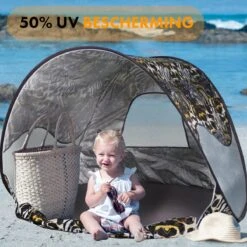 Deryan Luxe Pop Up Strandtent - Anti-UV 50+ - Zoo -Bo Camp Goedkope Winkel 1200x1200 635