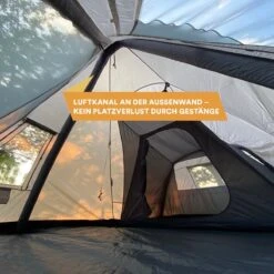 Skandika Tipi Kotona Air Opblaasbare Tent – Opblaasbare Tenten - 4 Persoons Tipi Tent – Tenten - Campingtent – Ingenaaide Tentvloer – Muggengaas – 260 Cm Stahoogte – 490 X 370 X 260 (L X B X H) – Outdoor, Camping, Tuin – Luchttent - Kamperen - Beige -Bo Camp Goedkope Winkel 1200x1200 663