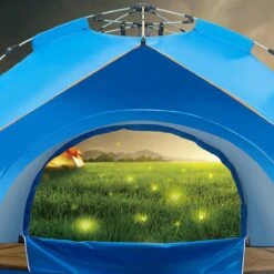 Fish Life Waterdichte Tent - Lichtgewicht Tent - Tent Voor 2-4 Personen - 200*200*140 Cm - Outdoor Camping Tent - Licht Blauw 7 Fish Life Waterdichte Tent - Lichtgewicht Tent - Tent Voor 2-4 Personen - 200*200*140 Cm - Outdoor Camping Tent - Licht Blauw -Bo Camp Goedkope Winkel 1200x1200 708
