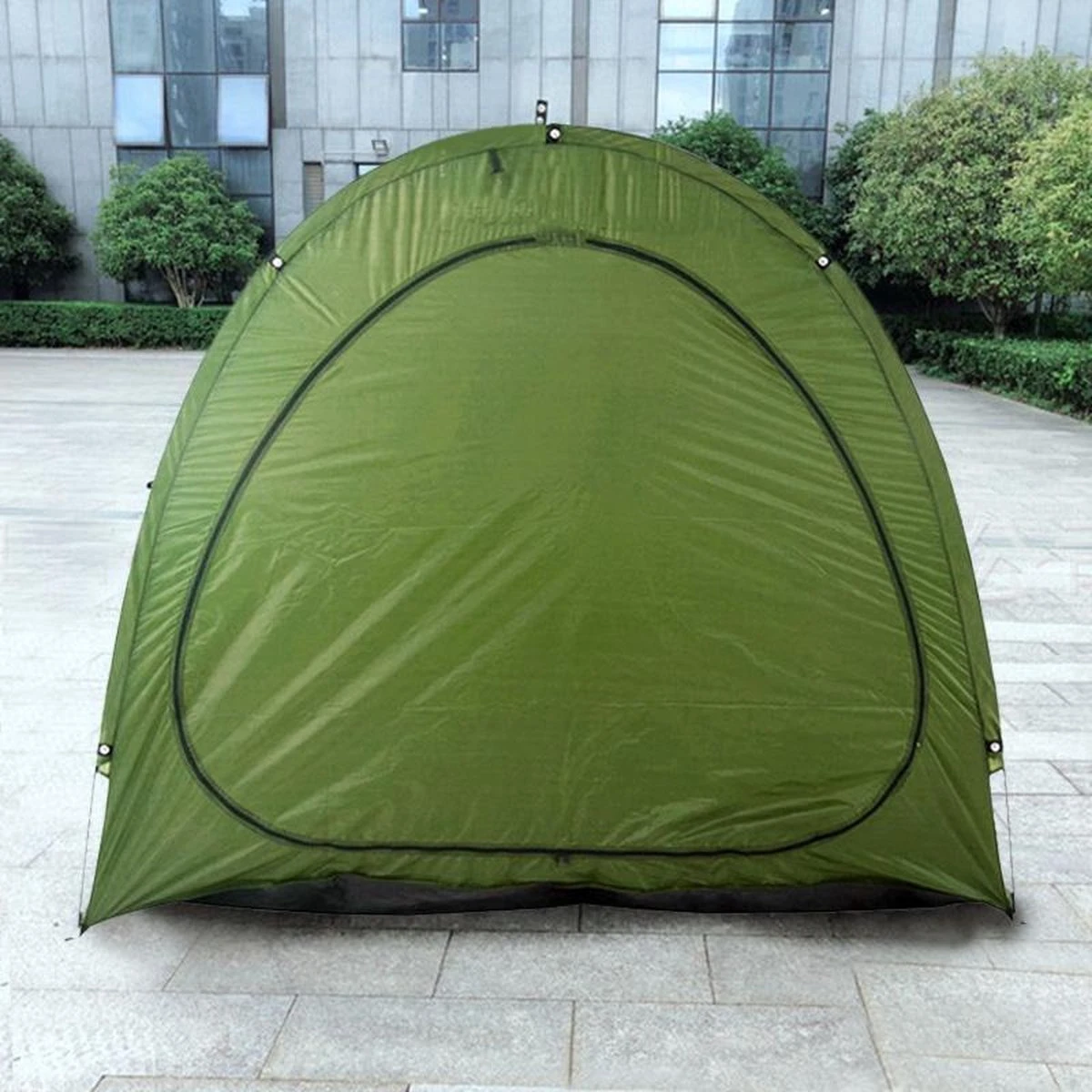Merkloos Fietstent, Beschermhoes Fietsenschuur, Tent Voor Camping In De Open Lucht-groen 200*80*165CM 2 Merkloos Fietstent, Beschermhoes Fietsenschuur, Tent Voor Camping In De Open Lucht-groen 200*80*165CM - Afbeelding 2