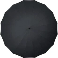 Falcone Herenparaplu Met Houten Stok - Ø 125 Cm - Zwart -Bo Camp Goedkope Winkel 1200x1200 777