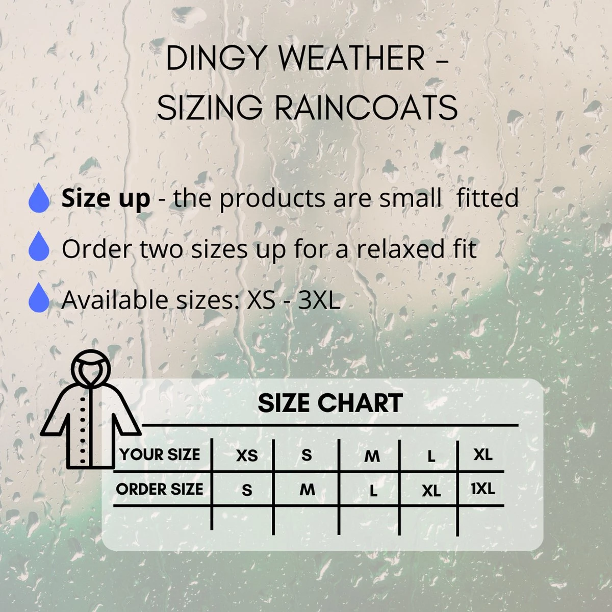 Dingy Weather - Regenjas Dames - Maat 40 - Zwart 12 Dingy Weather - Regenjas Dames - Maat 40 - Zwart - Afbeelding 12