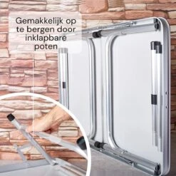 Liivo Aluminium Inklapbare Tafel - Campeertafel 75x55x60cm 15 Liivo Aluminium Inklapbare Tafel - Campeertafel 75x55x60cm -Bo Camp Goedkope Winkel 1200x1200 80