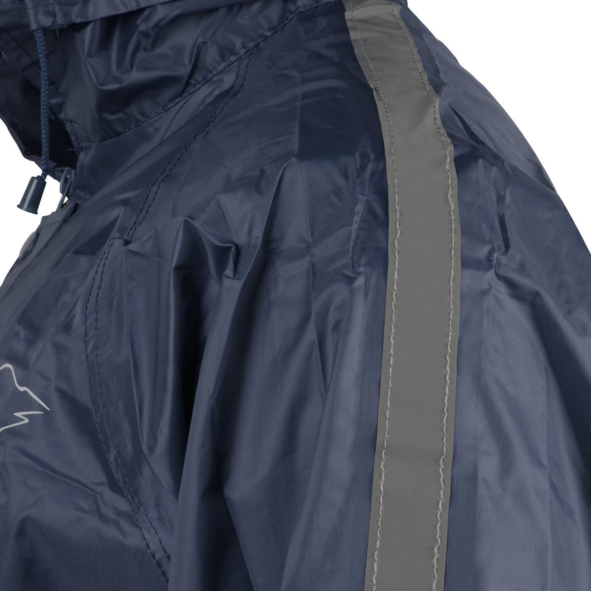 C-Line Regenpak Met Capuchon - Blauw - Reflecterend - Nieuw Model - Volwassen Maat XXXXL 5 C-Line Regenpak Met Capuchon - Blauw - Reflecterend - Nieuw Model - Volwassen Maat XXXXL - Afbeelding 5
