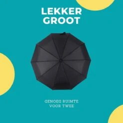 Paraplu - Stormparaplu - Opvouwbaar - Storm- En Regenbestendig - Automatisch Uitklapbaar - Zwart 17 Paraplu - Stormparaplu - Opvouwbaar - Storm- En Regenbestendig - Automatisch Uitklapbaar - Zwart -Bo Camp Goedkope Winkel 1200x1200 883