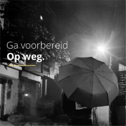 Bushifi Stormparaplu Paraplu - Opvouwbaar - Zwart - 10 Panelen - Polsband -Bo Camp Goedkope Winkel 1200x1200 911