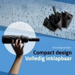 GOAT Outdoor® Stormparaplu - Paraplu - Opvouwbaar - Windproof Tot 100kmp/u - ⌀ 105 Cm - Paraplu - Zwart -Bo Camp Goedkope Winkel 1200x1200 927