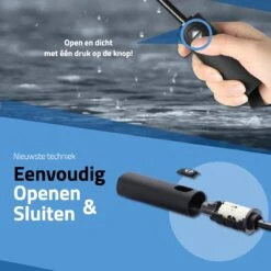 GOAT Outdoor® Stormparaplu - Paraplu - Opvouwbaar - Windproof Tot 100kmp/u - ⌀ 105 Cm - Paraplu - Zwart -Bo Camp Goedkope Winkel 1200x1200 928