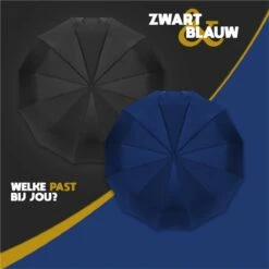 Stormparaplu Opvouwbaar - Paraplu - Automatische Stormparaplu - Tot 110km P/u Windproof - 12 Ribben 11 Stormparaplu Opvouwbaar - Paraplu - Automatische Stormparaplu - Tot 110km P/u Windproof - 12 Ribben -Bo Camp Goedkope Winkel 1200x1200 938