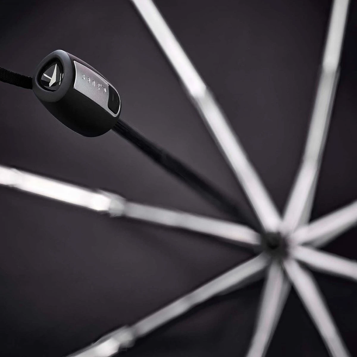 Senz Stormparaplu - Paraplu - Opvouwbaar - Automatisch - Zwart 8 Senz Stormparaplu - Paraplu - Opvouwbaar - Automatisch - Zwart - Afbeelding 8