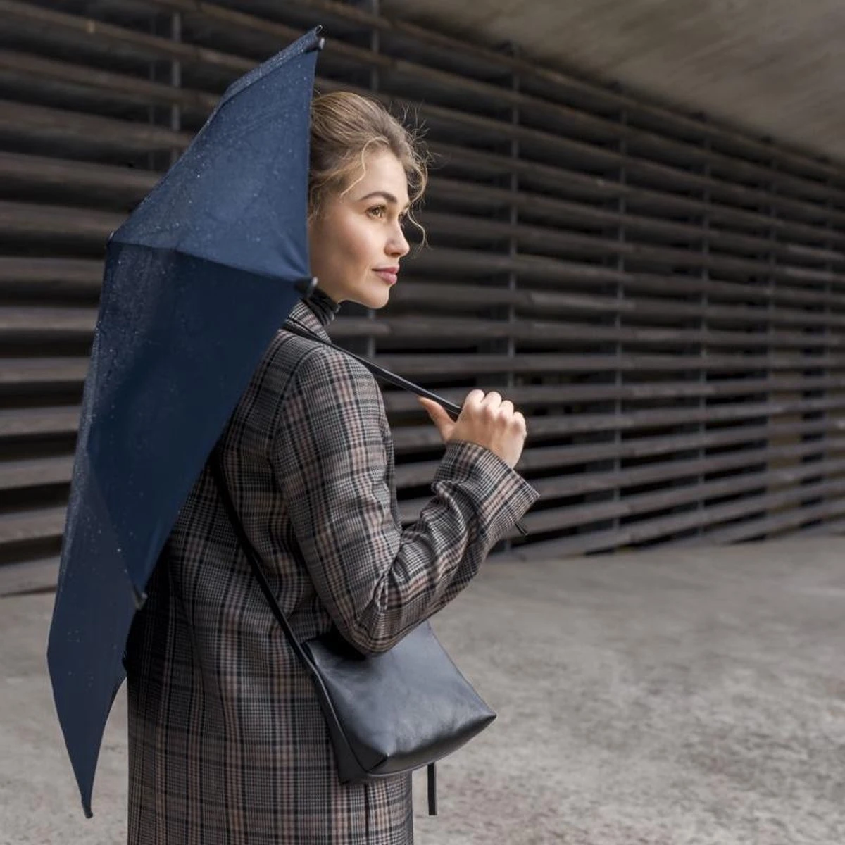 Senz Stormparaplu - Paraplu - Opvouwbaar - Automatisch - Zwart 10 Senz Stormparaplu - Paraplu - Opvouwbaar - Automatisch - Zwart - Afbeelding 10