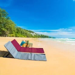 Strandmat Opvouwbaar Met Schouderband - Strandstoel Grijs 145x47x52 -Bo Camp Goedkope Winkel 1200x1200 97