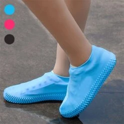 Merkloos Siliconen Regen Overschoenen - Schoencover - Zwart - Maat: 38/39 -Bo Camp Goedkope Winkel 1200x1200 983