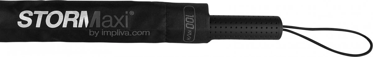 STORMaxi - Stormparaplu - Geschikt Voor Windvlagen Tot 100km/h - Ø 100 Cm - Zwart/Grijs 4 STORMaxi - Stormparaplu - Geschikt Voor Windvlagen Tot 100km/h - Ø 100 Cm - Zwart/Grijs - Afbeelding 4