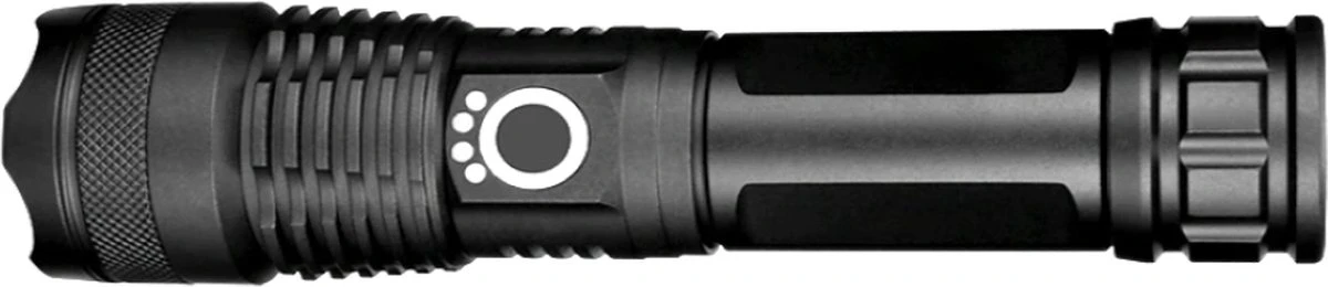 Merkloos Professionele Oplaadbare Led Zaklamp DBW Light XHP50 3200 Lumen 5 Merkloos Professionele Oplaadbare Led Zaklamp DBW Light XHP50 3200 Lumen - Afbeelding 5