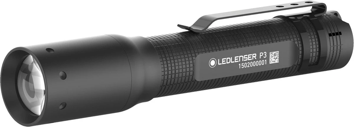 Ledlenser P3, Sleutelhangerlampje, Focusfunctie, Zwart 1 Ledlenser P3, Sleutelhangerlampje, Focusfunctie, Zwart