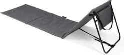 Set Van 2 Strandmatten Met Verstelbare Rugleuning - Gevuld Met Comfortschuim, Ultralicht En Opvouwbaar Om Ruimte Te Besparen – Grijs -Bo Camp Goedkope Winkel 1200x532