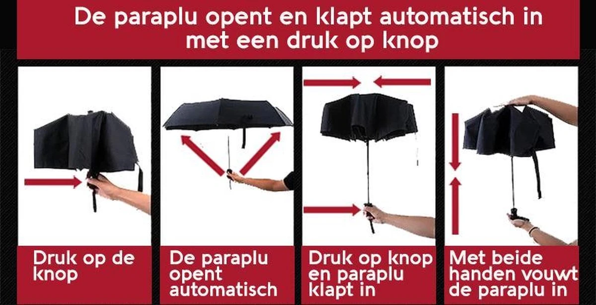 Merkloos Fredricks - Sterke Compacte Opvouwbare Tasformaat Paraplu - Stormbestendig >100 Km/u - Opent En Sluit Automatisch - Ø 97cm - Waterafstotende Teflon Coating - Sneldrogend - Donkerblauw 6 Merkloos Fredricks - Sterke Compacte Opvouwbare Tasformaat Paraplu - Stormbestendig >100 Km/u - Opent En Sluit Automatisch - Ø 97cm - Waterafstotende Teflon Coating - Sneldrogend - Donkerblauw - Afbeelding 6