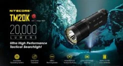 Nitecore TM20K 20,000 Lumen - Tactische Zaklamp - Oplaadbaar - Zoeklamp 9 Nitecore TM20K 20,000 Lumen - Tactische Zaklamp - Oplaadbaar - Zoeklamp -Bo Camp Goedkope Winkel 1200x640 1