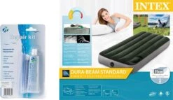 Intex Luchtbed - Downy - Formaat: Cot - B76 X L191 X H25 Cm - Ingebouwde Voetpomp- Met Reparatieset -Bo Camp Goedkope Winkel 1200x693 4