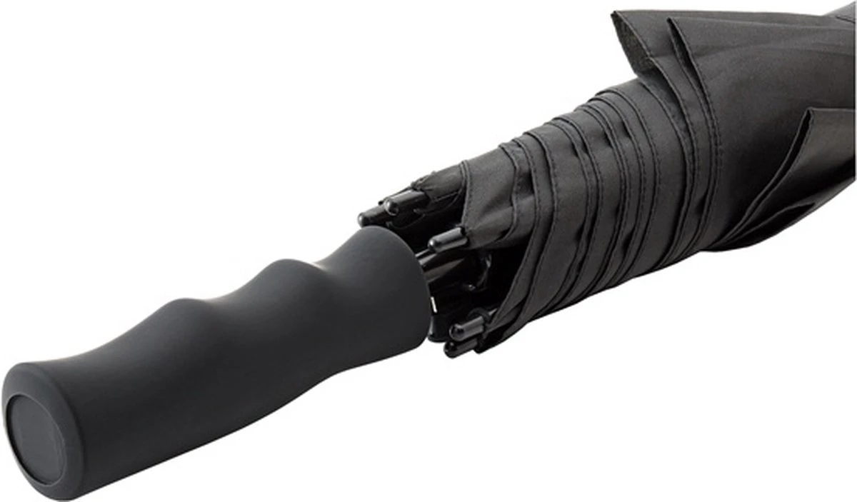 Falcone - Golfparaplu - Windproof - Lichtgewicht - Ø120 Cm - Zwart 2 Falcone - Golfparaplu - Windproof - Lichtgewicht - Ø120 Cm - Zwart - Afbeelding 2