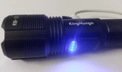 Zeer Krachtige Militaire LED Zaklamp 3200 MAh - Oplaadbaar - Incl 18650 Batterij - King Mungo KM-33 -Bo Camp Goedkope Winkel 1200x704 5