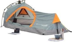 Where Tomorrow Solo Tent Pop Up 225X100X57 Cm - Grijs - 1 Persoons -Bo Camp Goedkope Winkel 1200x705 1