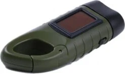 Dynamo En Solar LED Zaklamp Met Clip - Oplaadbare Flashlight - Op Zonne- Energie Gedreven - Met Hand Gedreven Dynamo Oplaad Functie - Handmatig Aangedreven Oplaad Lamp - Geschikt Voor Kamperen, Outdoor Activiteiten, Noodpakket - Groen