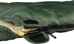 Skandika Vegas-R XXL Slaapzak - Mummieslaapzakken – Slaapzakken Volwassen – Maat XXL – Mummie Slaapzak - Unisex - Katoen, Luxe Kwaliteit, Koppelbaar, 3 Seizoenen, 220 X 110 Cm, -12° Tot -15°C, Outdoor Kampeerslaapzak – Ritssluiting Rechts - Groen -Bo Camp Goedkope Winkel 1200x710 3